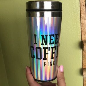 Victoria’s Secret PINK “I Need Coffee” Travel Mug